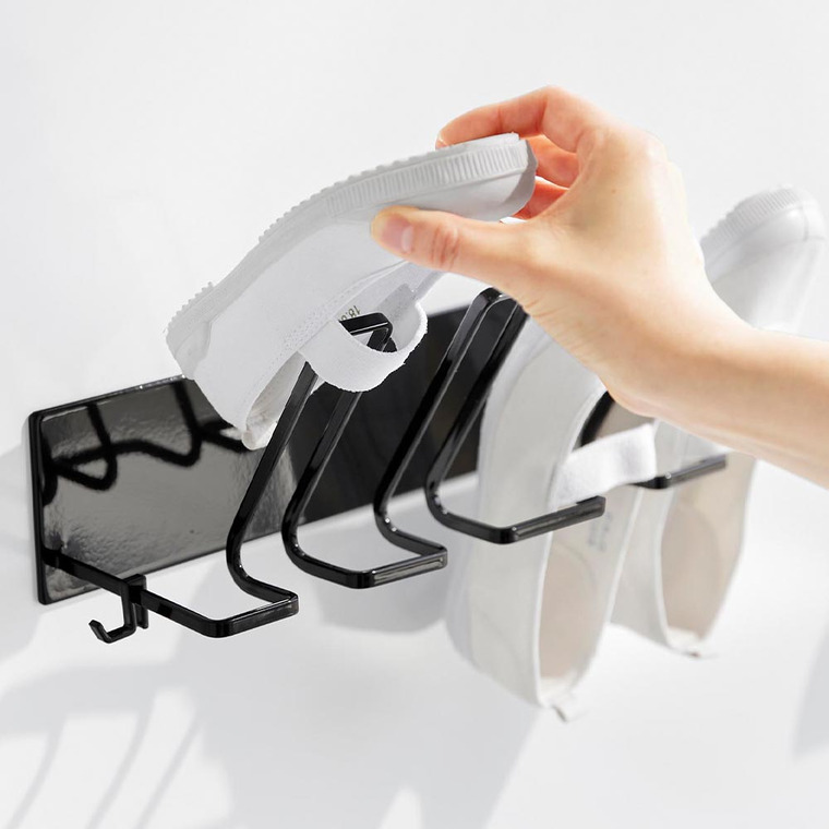 マグネットバスルーム上履き&キッズシューズハンガー タワー 山崎実業 公式 tower 10326 10327 ホワイト ブラック 送料無料