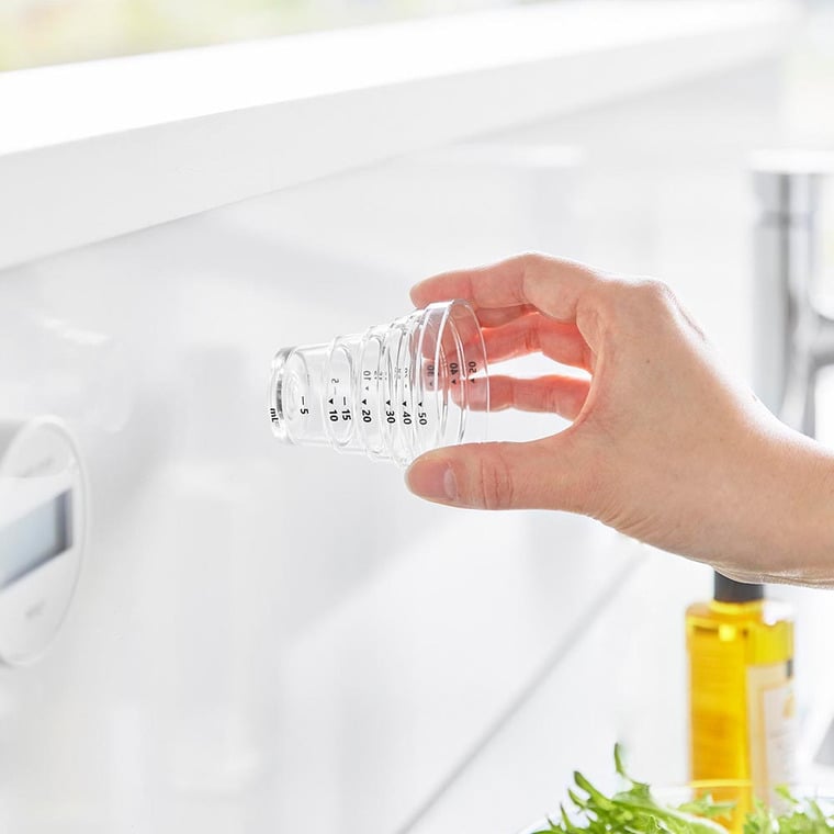 マグネット段々計量カップ タワー 50mL 山崎実業 tower 10360 10361 ホワイト ブラック