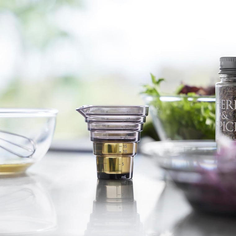 マグネット段々計量カップ タワー 50mL 山崎実業 tower 10360 10361 ホワイト ブラック