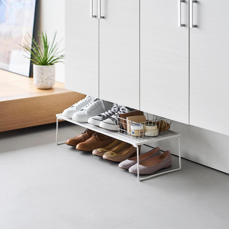 折り畳みシューズラック タワー 山崎実業 公式 tower 10362 10363 ホワイト ブラック 送料無料