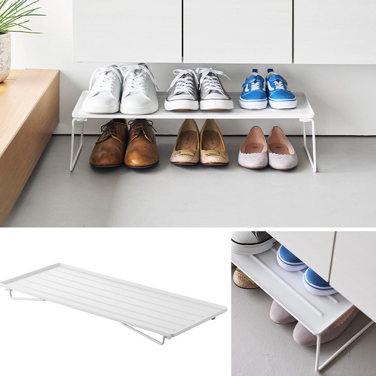 折り畳みシューズラック タワー 山崎実業 公式 tower 10362 10363 ホワイト ブラック 送料無料