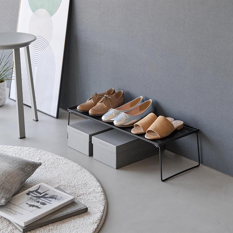 折り畳みシューズラック タワー 山崎実業 公式 tower 10362 10363 ホワイト ブラック 送料無料