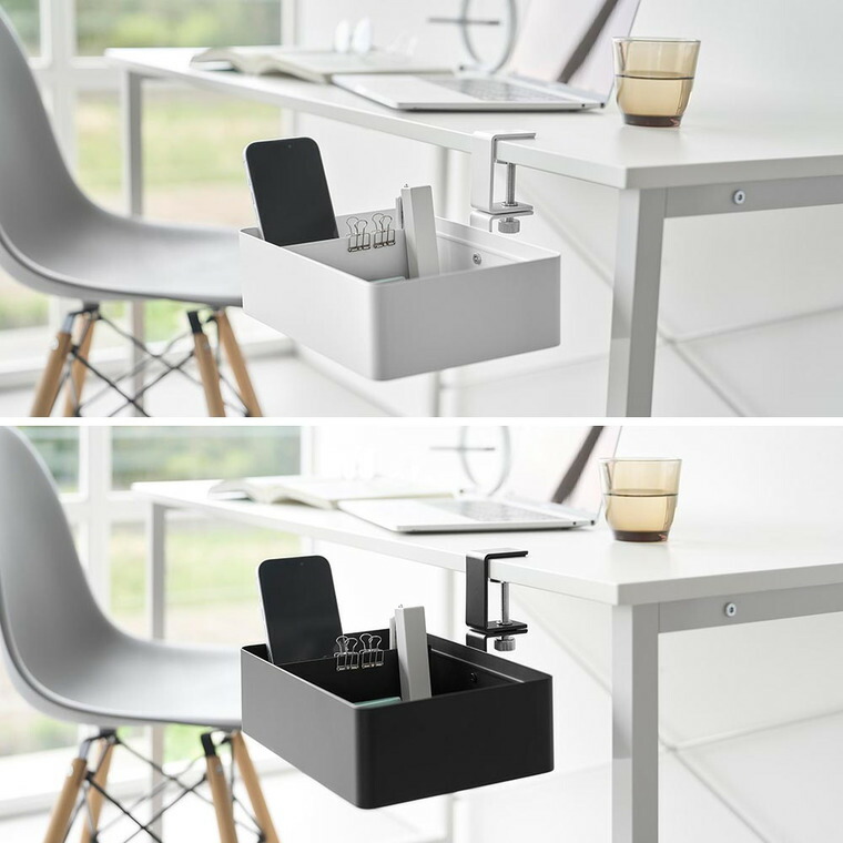 山崎実業 tower テーブル横回転収納ラック タワー 仕切り付き ホワイト ブラック 10365 10366 送料無料