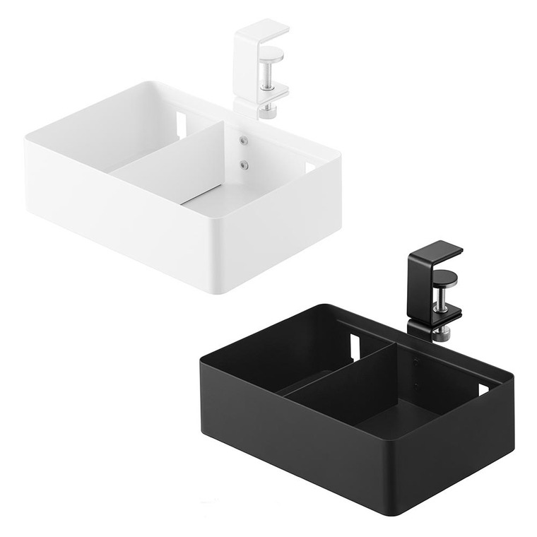 山崎実業 tower テーブル横回転収納ラック タワー 仕切り付き ホワイト ブラック 10365 10366 送料無料