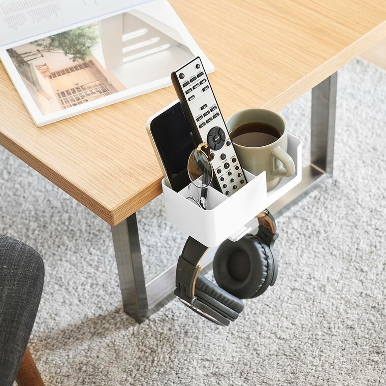 山崎実業 tower テーブル横マルチラック タワー 10367 10368 ホワイト ブラック 送料無料