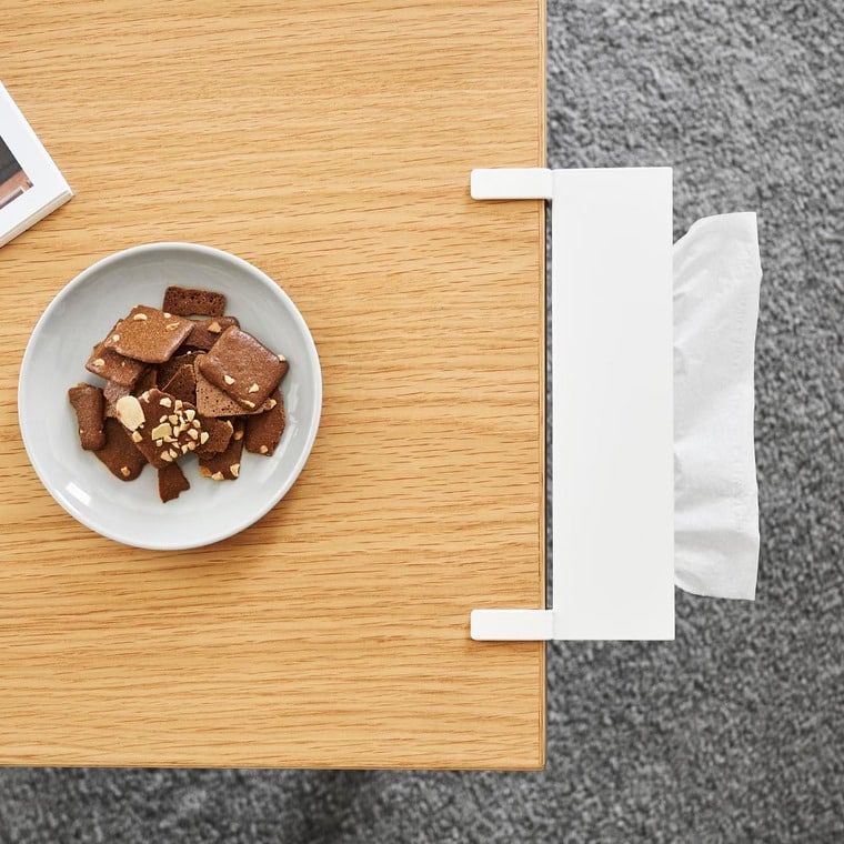 テーブル横ティッシュケース タワー 山崎実業 公式 tower 10371 10372 ホワイト ブラック 送料無料