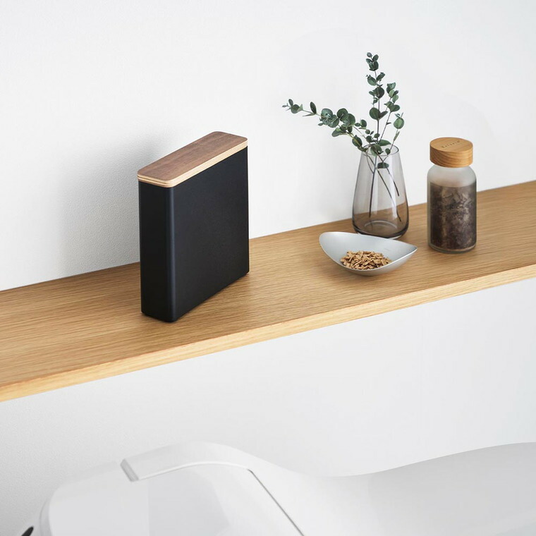 山崎実業 RIN スリムサニタリー収納ケース リン 公式 10397 10398 ブラウン ナチュラル 送料無料