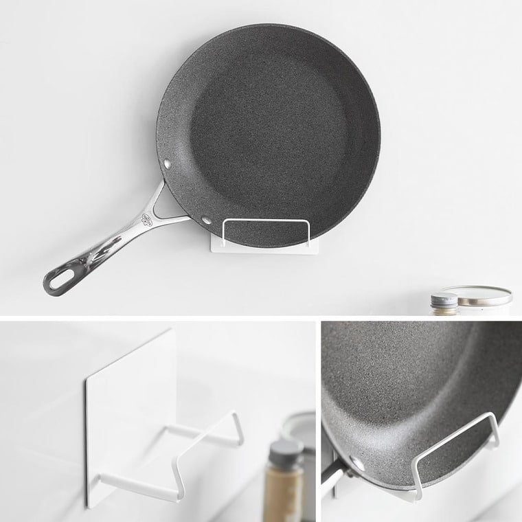 マグネットフライパンホルダー タワー 山崎実業 公式 tower 10405 10406 ホワイト ブラック