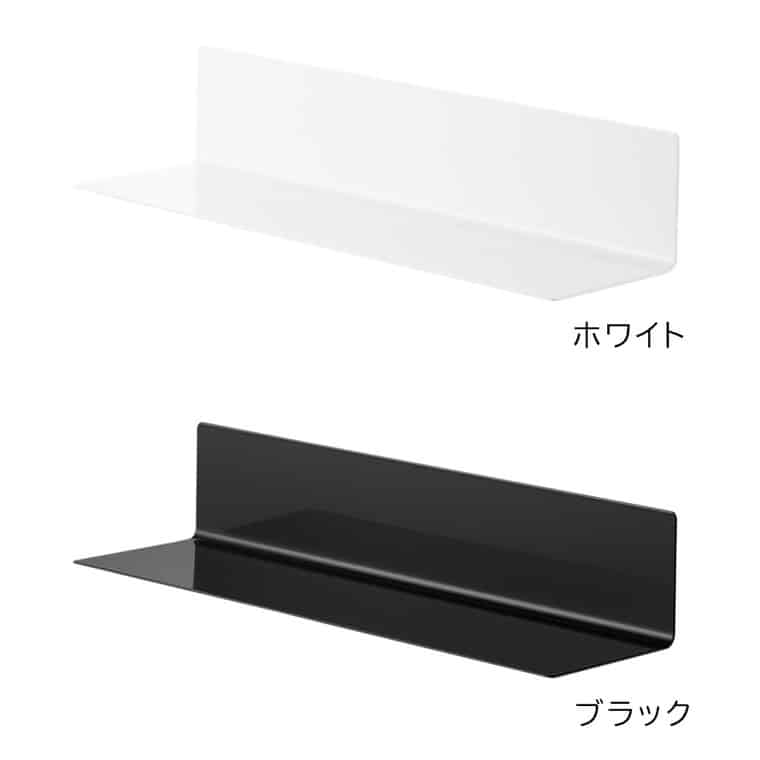 フィルムフックキッチン棚 タワー ワイド 山崎実業 公式 tower 10410 10411 ホワイト ブラック 送料無料 / 幅50cm