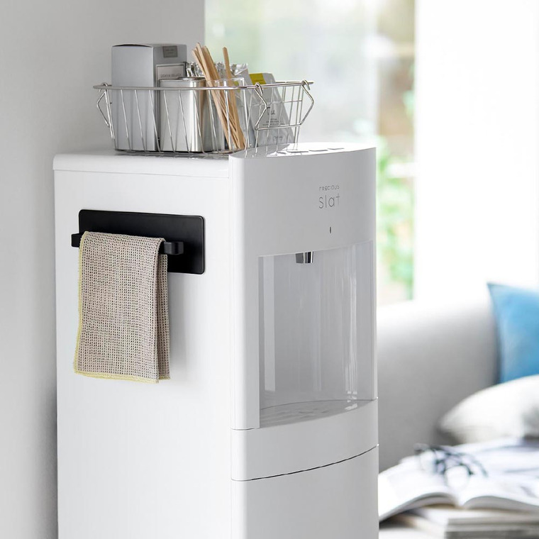 デスクワゴン横マグネットハンドタオルハンガー タワー 山崎実業 公式 tower 10448 10449 ホワイト ブラック