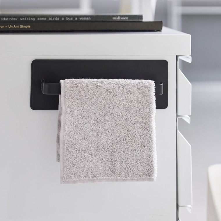 デスクワゴン横マグネットハンドタオルハンガー タワー 山崎実業 公式 tower 10448 10449 ホワイト ブラック