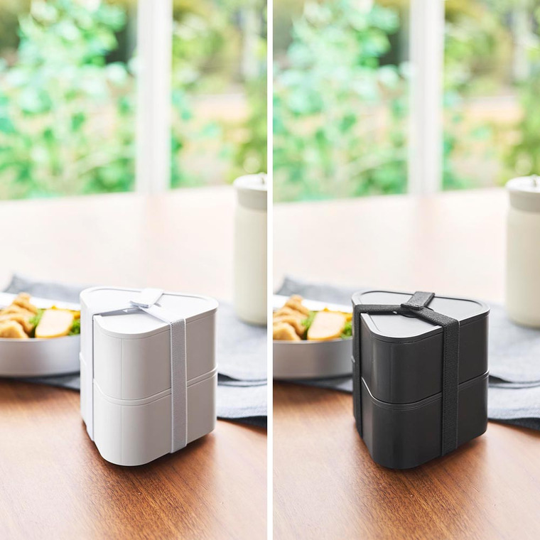 バルブ付き密閉おにぎりケース タワー 2個組 山崎実業 tower 10470 10471 ホワイト ブラック