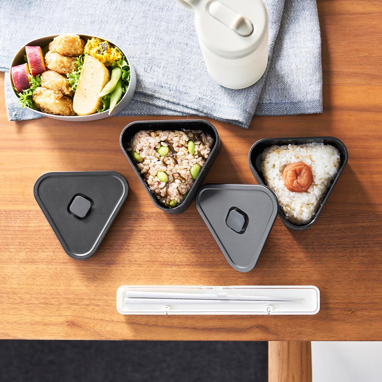 バルブ付き密閉おにぎりケース タワー 2個組 山崎実業 tower 10470 10471 ホワイト ブラック