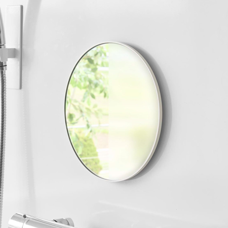 山崎実業 tower マグネットバスルーム樹脂ミラー タワー 丸型 23cm 公式 10171 10172 ホワイト ブラック 送料無料