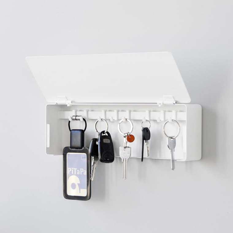 山崎実業 tower マグネットキーフック タワー ロング 公式 10342 10343 ホワイト ブラック 送料無料