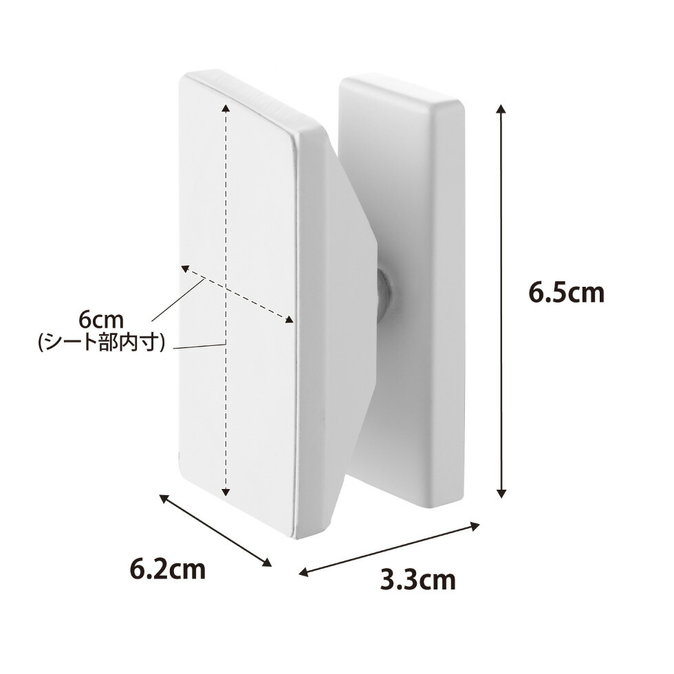 角度が調節できる壁付けスマホホルダー タワー 山崎実業 tower 公式 10434 10435 ホワイト ブラック