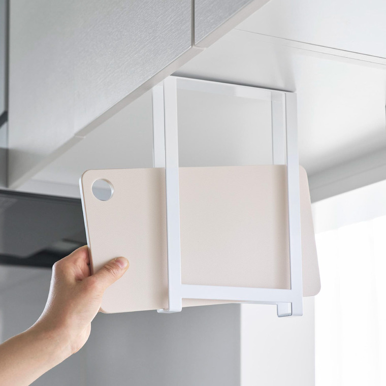 戸棚下まな板ホルダー タワー スリム 山崎実業 tower 公式 10503 10504 ホワイト ブラック