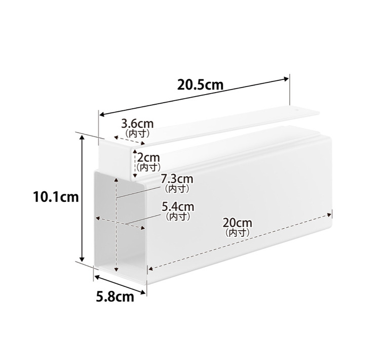 山崎実業 tower 戸棚下ラップホルダー タワー 公式 10507 10508 ホワイト ブラック