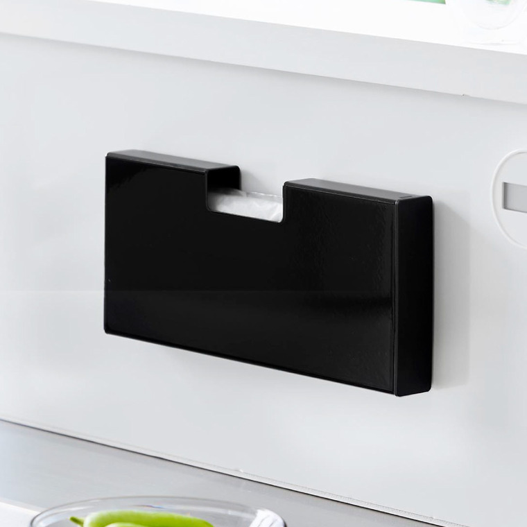 マグネットスリムポリ袋収納ホルダー タワー M 山崎実業 tower 公式 10511 10512 ホワイト ブラック 送料無料