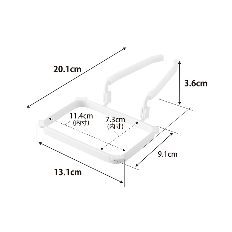 山崎実業 tower 蛇口にかける水切りネットホルダー タワー 公式 10515 10516 ホワイト ブラック