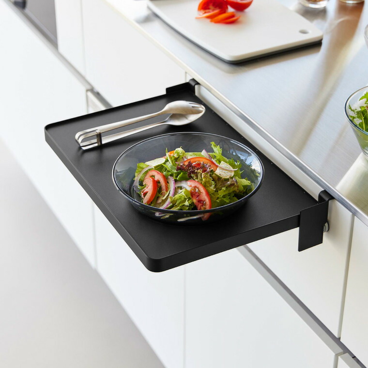 シンク扉折り畳み棚 タワー 山崎実業 tower 公式 10519 10520 ホワイト ブラック 送料無料