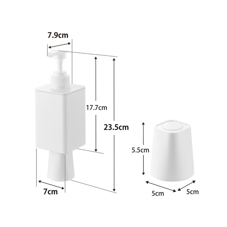 山崎実業 tower フィルムフックマウスウォッシュディスペンサー&ミニタンブラー タワー 公式 10539 10540 ホワイト ブラック 送料無料