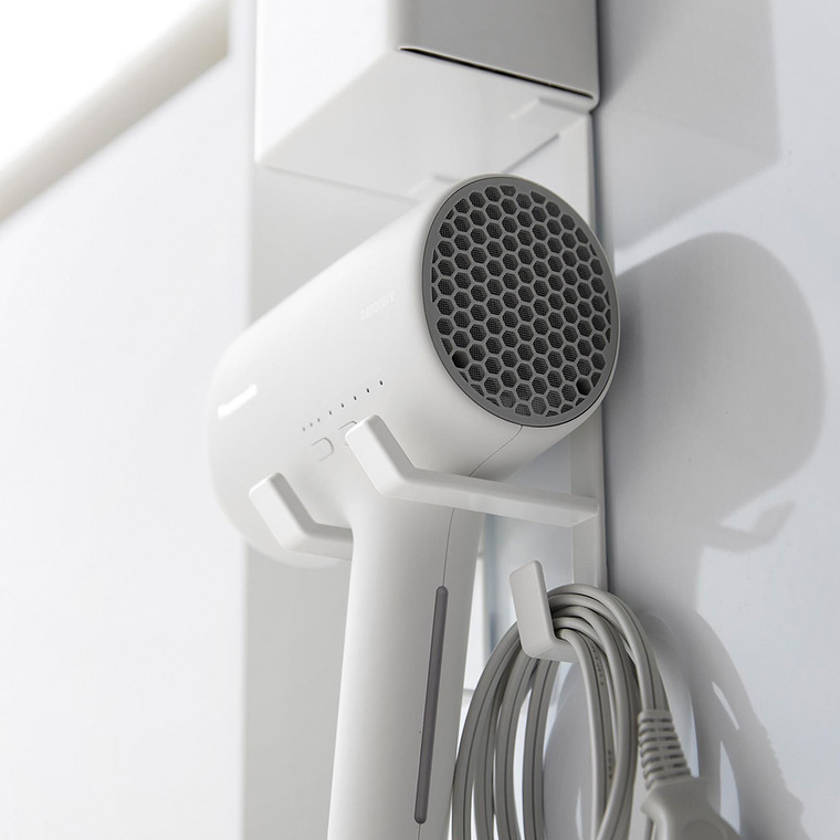 マグネットドライヤー&ヘアーアイロンホルダー タワー 山崎実業 tower 公式 10547 10548 ホワイト ブラック 送料無料