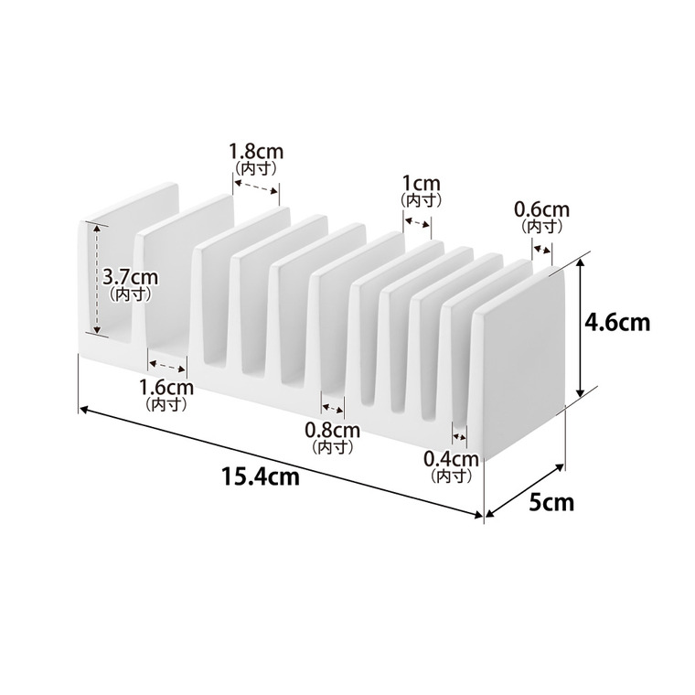 tower パウチ&アメニティスタンド タワー 縦型 山崎実業 10573 10574 ホワイト ブラック