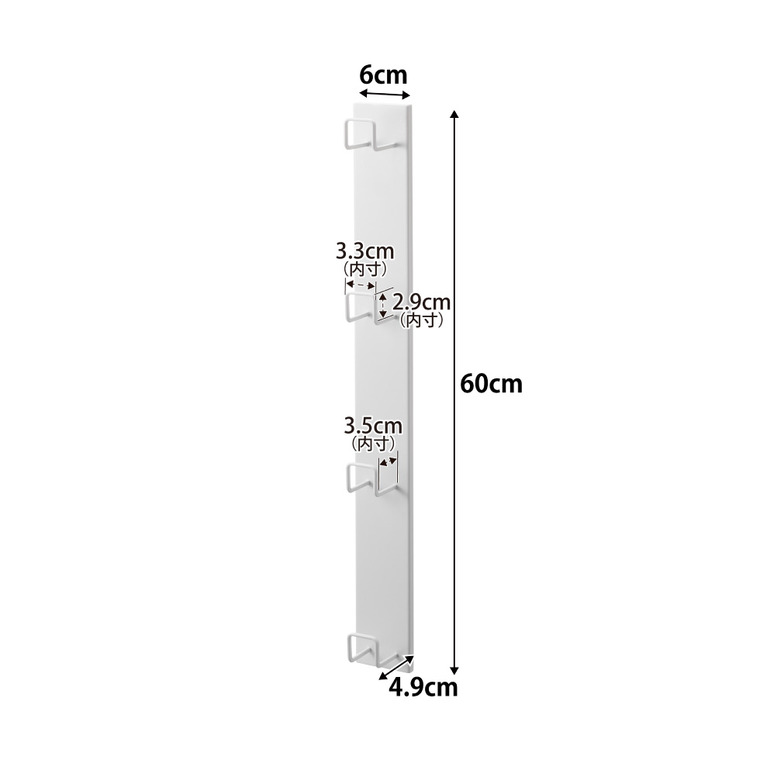 tower 壁付けリュックハンガー タワー 縦型 山崎実業 10579 10580 ホワイト ブラック 送料無料