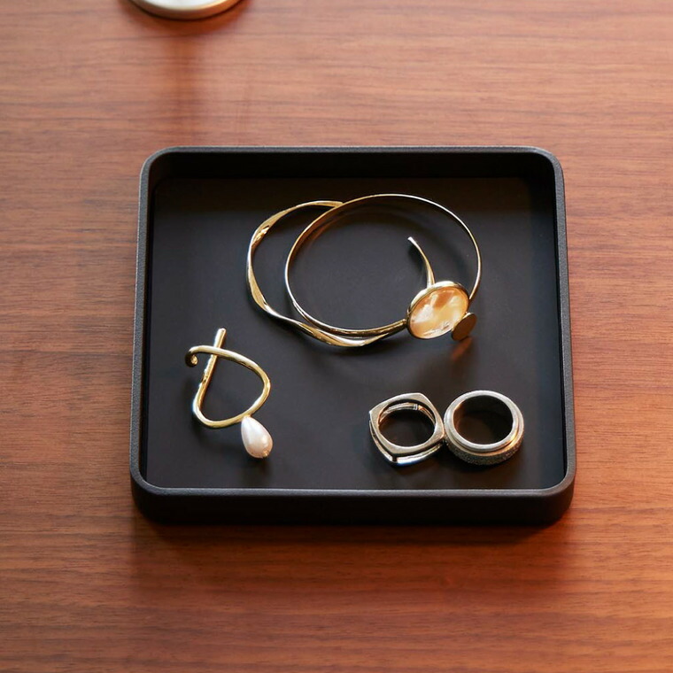 山崎実業 tower キー&ジュエリートレー タワー 公式 10587 10588 ホワイト ブラック