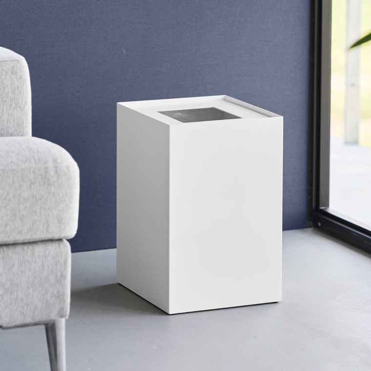 山崎実業 tower 蓋付きトラッシュカン タワー 角型 14L 公式 10596 10597 ホワイト ブラック 送料無料