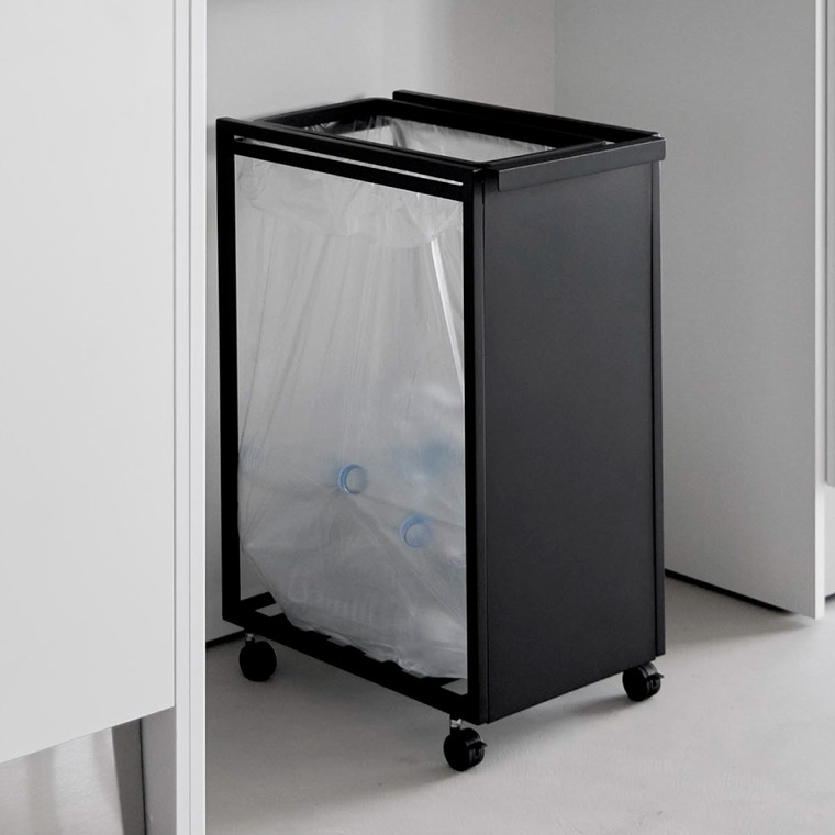 山崎実業 tower スリム目隠しダストワゴン タワー 45L 公式 10641 10642 ホワイト ブラック 送料無料