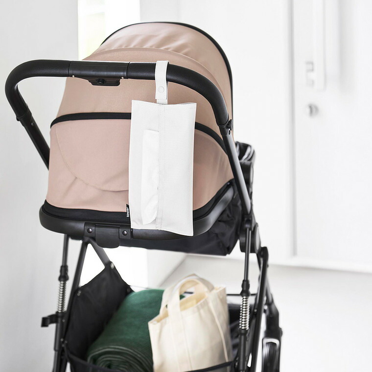 くず入れ付き折りたためる携帯ティッシュケース タワー 山崎実業 tower 公式 10735 10736 ライトグレー ブラック