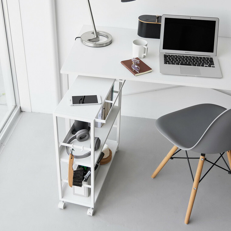 ゴミ箱裏スリムワゴン タワー 山崎実業 tower 公式 10765 10766 ホワイト ブラック 送料無料