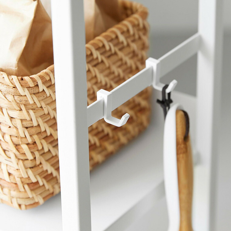 ゴミ箱裏スリムワゴン タワー 山崎実業 tower 公式 10765 10766 ホワイト ブラック 送料無料