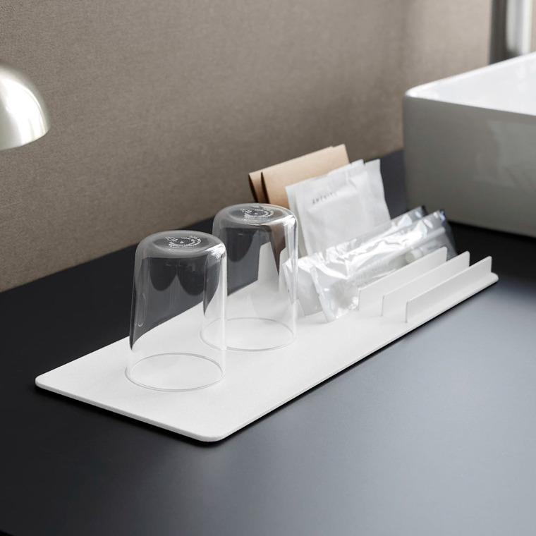 山崎実業 tower 収納スタンド付きトレー タワー 公式 10797 10798 ホワイト ブラック 送料無料