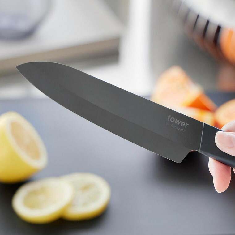 tower セラミックナイフ タワー ペティ 13cm 山崎実業 10119 10120 ホワイト ブラック 送料無料