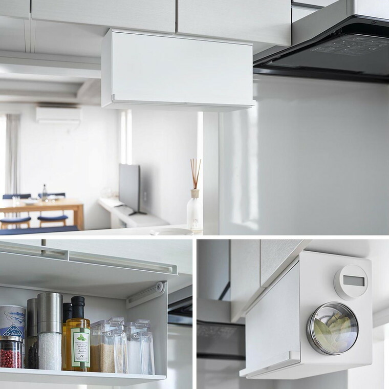 山崎実業 tower 戸棚下ブレッドケース タワー 公式 10256 10257 ホワイト ブラック 送料無料