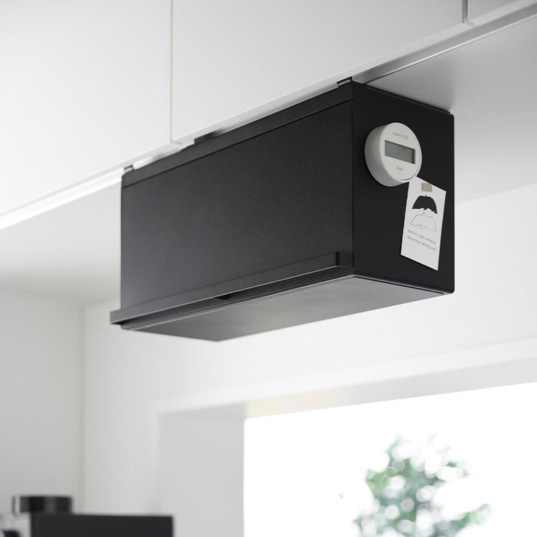 山崎実業 tower 戸棚下ブレッドケース タワー 公式 10256 10257 ホワイト ブラック 送料無料