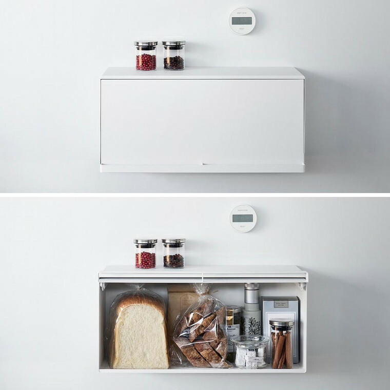 山崎実業 tower マグネットブレッドケース タワー 公式 10258 10259 ホワイト ブラック 送料無料