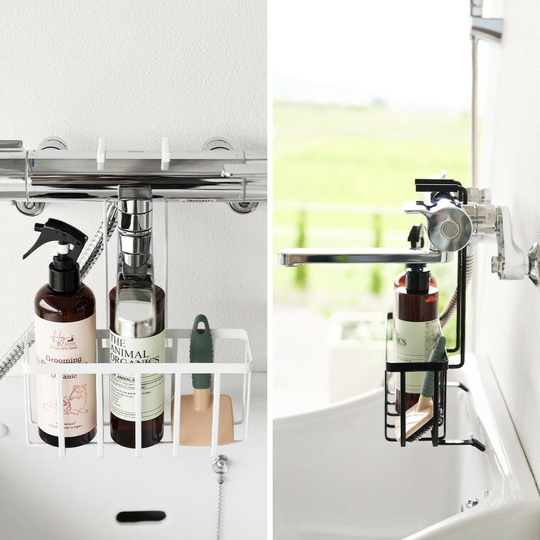 山崎実業 tower 蛇口にひっかける収納ラック タワー 公式 10310 10311 ホワイト ブラック