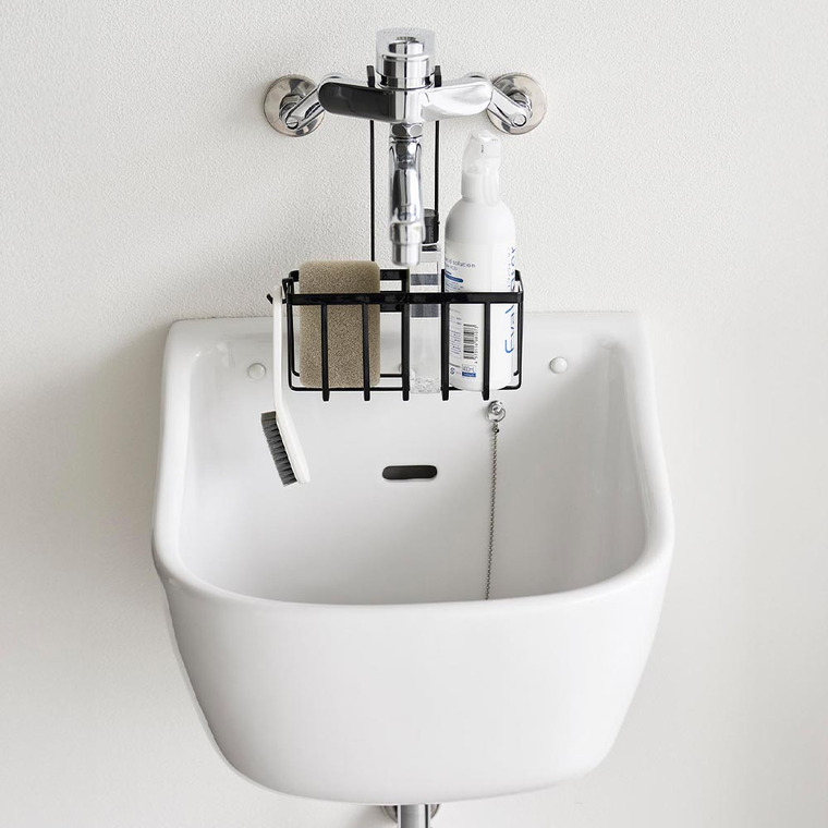 山崎実業 tower 蛇口にひっかける収納ラック タワー 公式 10310 10311 ホワイト ブラック