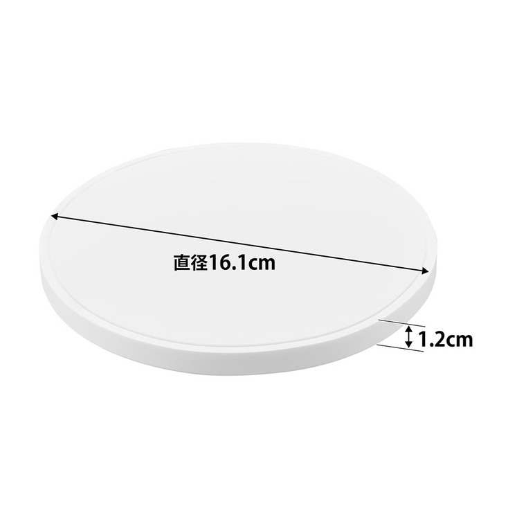 マグネットシリコーン鍋敷き タワー 丸型 山崎実業 tower 公式 10318 10319 ホワイト ブラック 送料無料