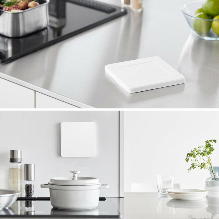 マグネットシリコーン鍋敷き タワー 角型 山崎実業 tower 公式 10320 10321 ホワイト ブラック 送料無料