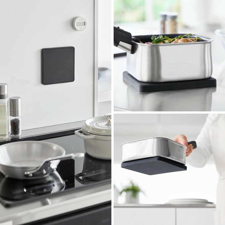 マグネットシリコーン鍋敷き タワー 角型 山崎実業 tower 公式 10320 10321 ホワイト ブラック 送料無料