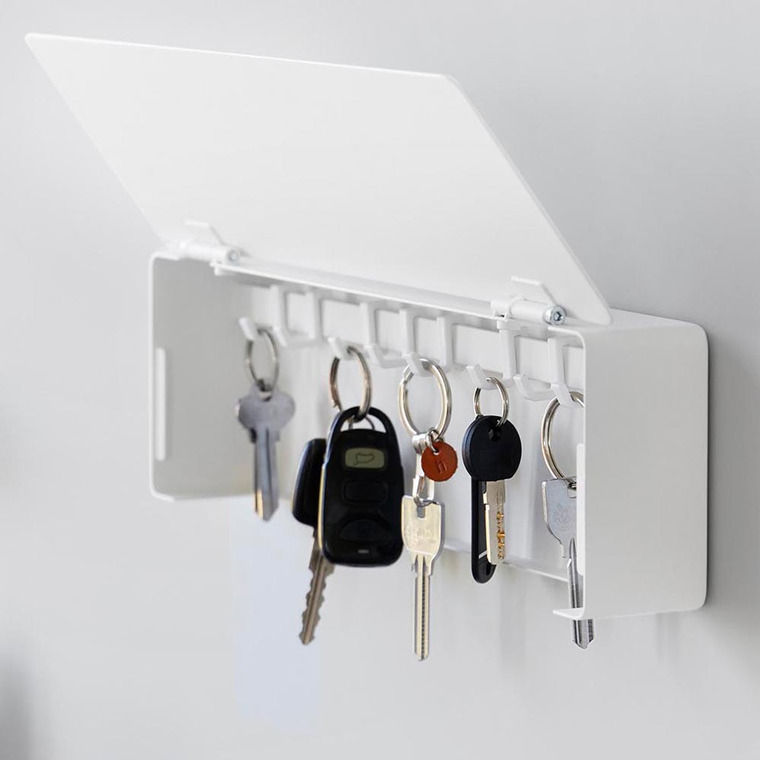 山崎実業 tower マグネットキーフック タワー ロング 公式 10342 10343 ホワイト ブラック 送料無料