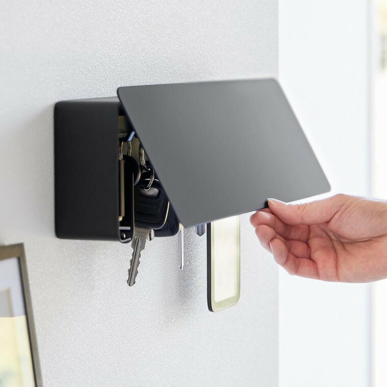 山崎実業 tower 壁付けキーフック タワー ロング 公式 10344 10345 ホワイト ブラック 送料無料