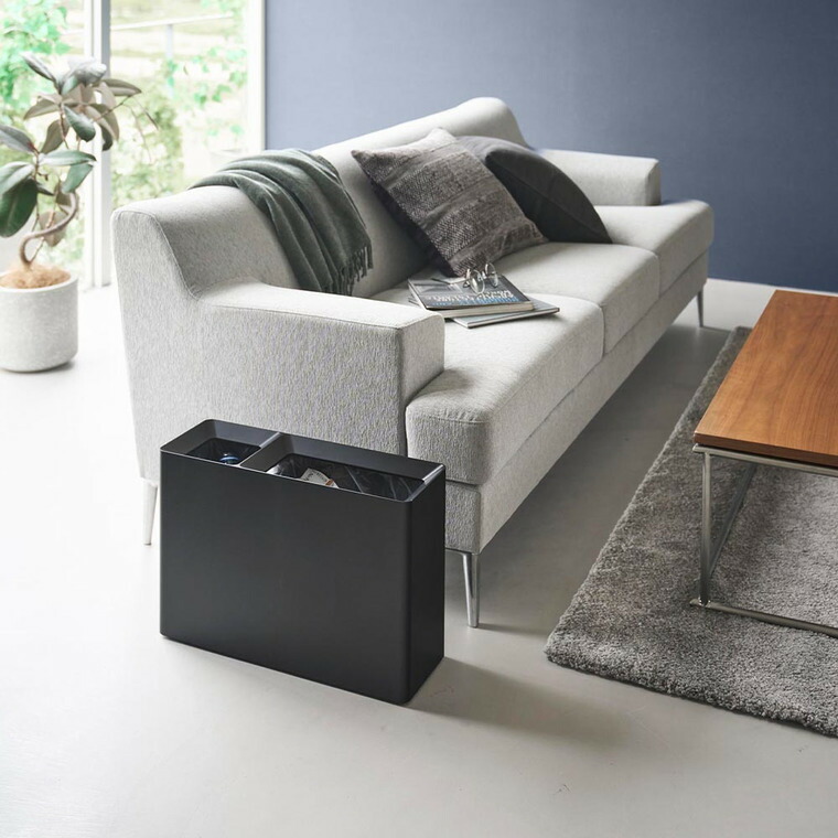 山崎実業 tower スーパー・コンビニ弁当がそのまま入る分別ダストボックス タワー 公式 10354 10355 ホワイト ブラック 送料無料