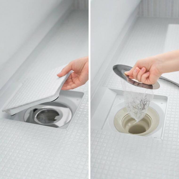 山崎実業 tower 水切りネットが交換しやすいお風呂の排水口ネットホルダー タワー 公式 10409 シルバー