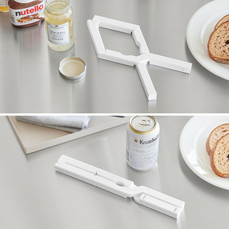 山崎実業 tower 軽い力で開けられるマグネットキャップオープナー タワー 公式 10430 10431 ホワイト ブラック